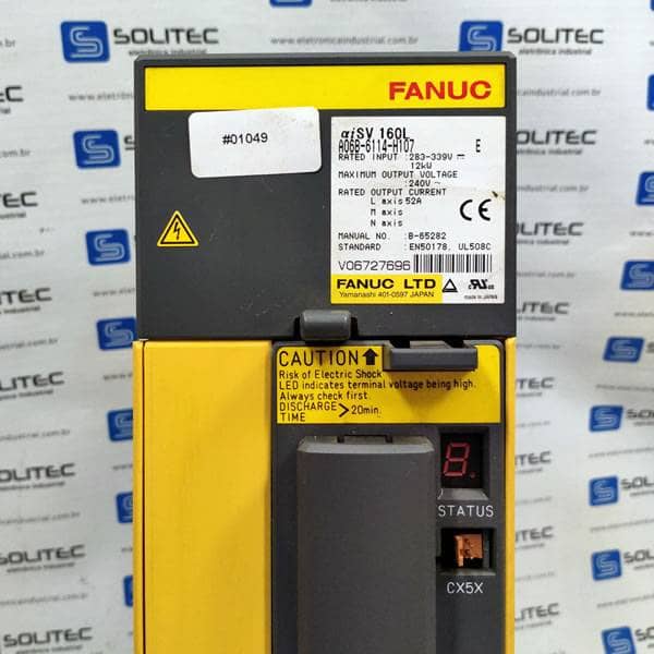 Servo Drive Fanuc A06B-6114-H107 - #01049